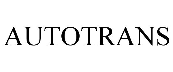 Trademark Logo AUTOTRANS