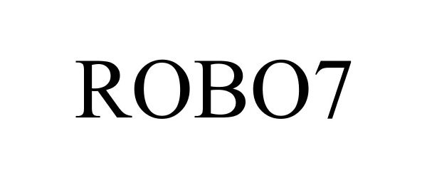 Trademark Logo ROBO7