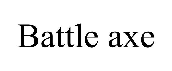 Trademark Logo BATTLE AXE