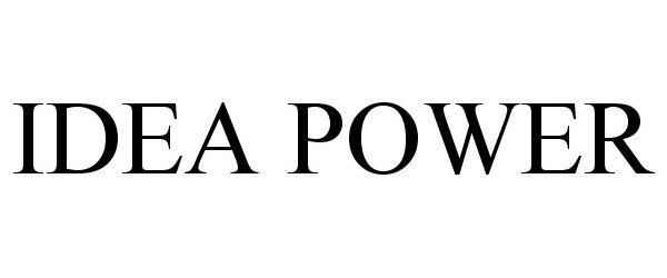 Trademark Logo IDEA POWER