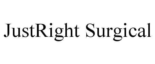 Trademark Logo JUSTRIGHT SURGICAL