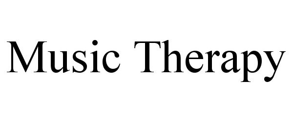 Trademark Logo MUSIC THERAPY