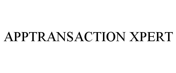 Trademark Logo APPTRANSACTION XPERT