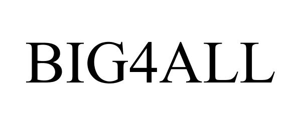 Trademark Logo BIG4ALL