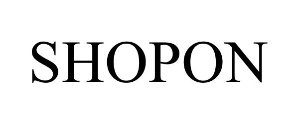 Trademark Logo SHOPON