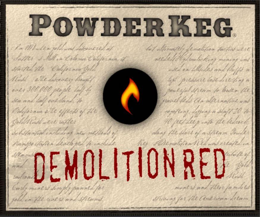  POWDER KEG DEMOLITION RED