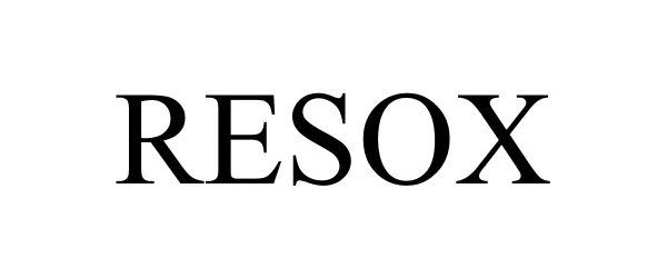 Trademark Logo RESOX