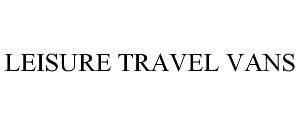 Trademark Logo LEISURE TRAVEL VANS