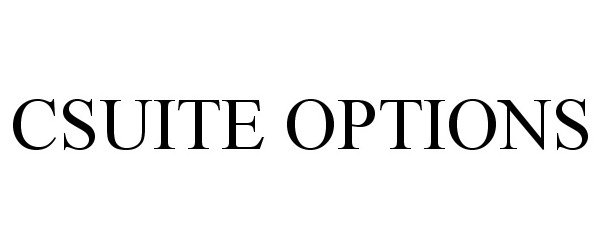 Trademark Logo CSUITE OPTIONS