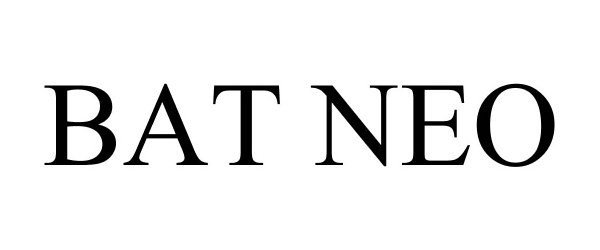 Trademark Logo BAT NEO