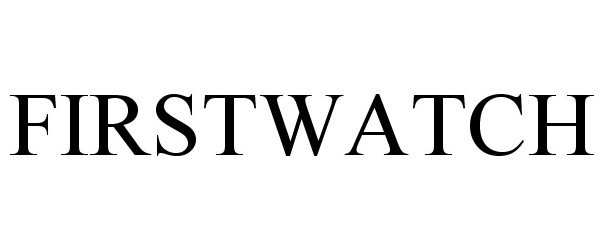 Trademark Logo FIRSTWATCH