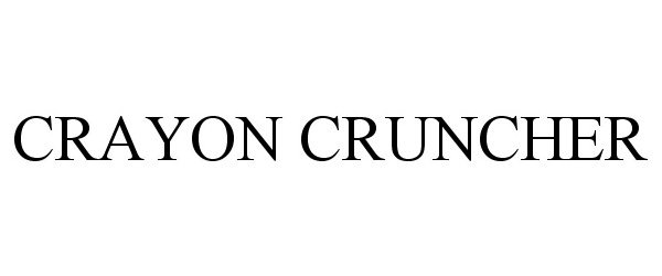 Trademark Logo CRAYON CRUNCHER