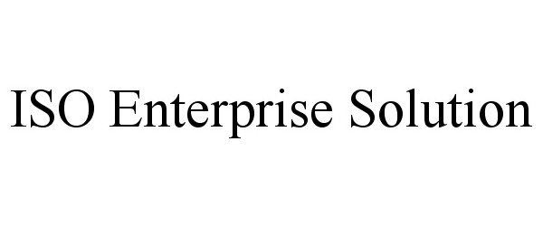  ISO ENTERPRISE SOLUTION