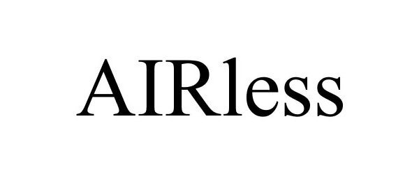 Trademark Logo AIRLESS