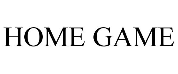 Trademark Logo HOME GAME