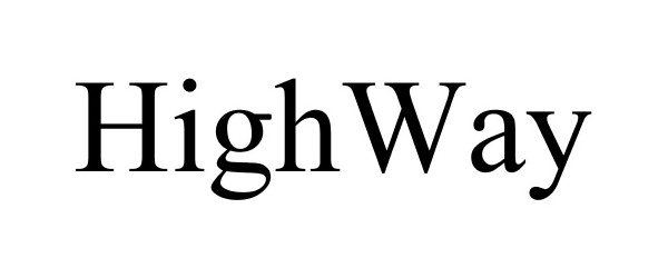 Trademark Logo HIGHWAY