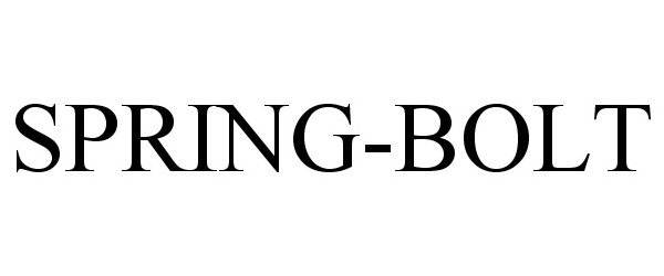 Trademark Logo SPRING-BOLT