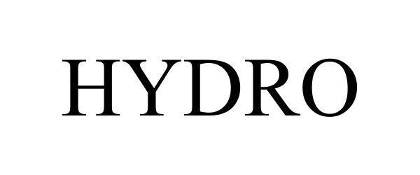 Trademark Logo HYDRO