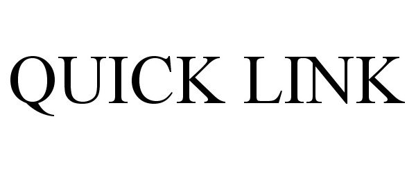 Trademark Logo QUICK LINK