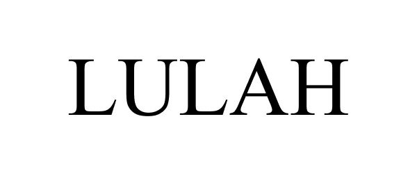 Trademark Logo LULAH