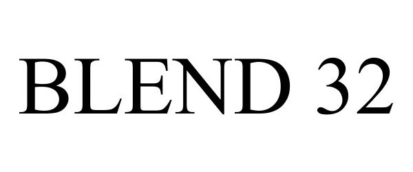 Trademark Logo BLEND 32