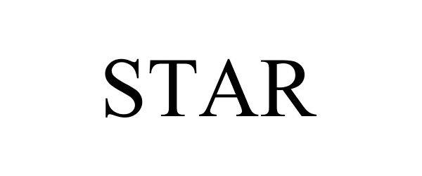 Trademark Logo STAR