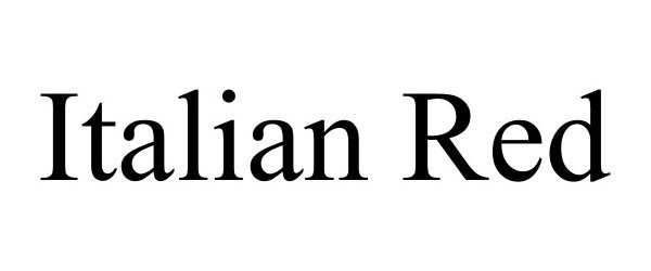 Trademark Logo ITALIAN RED