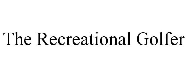 Trademark Logo THE RECREATIONAL GOLFER