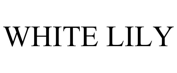 Trademark Logo WHITE LILY