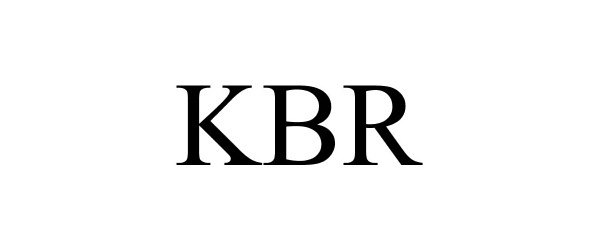 Trademark Logo KBR