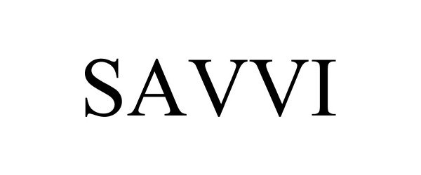 Trademark Logo SAVVI