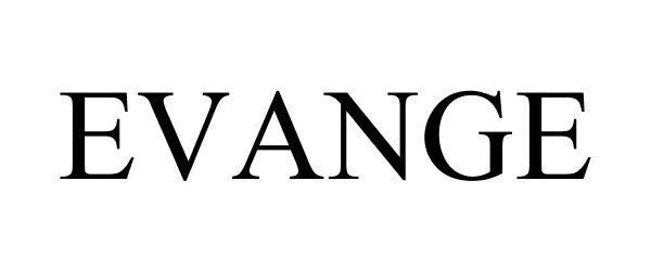 Trademark Logo EVANGE