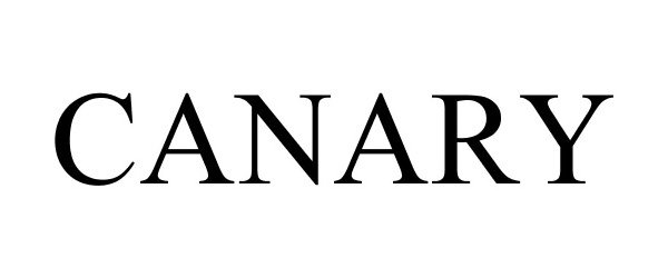 Trademark Logo CANARY