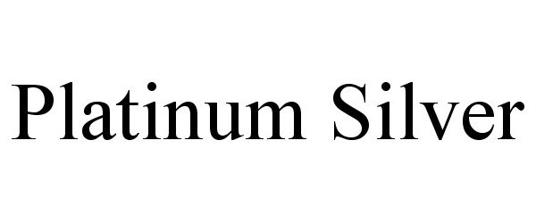 Trademark Logo PLATINUM SILVER