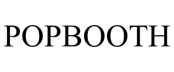 Trademark Logo POPBOOTH