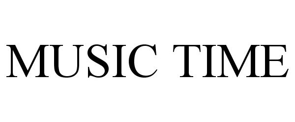Trademark Logo MUSIC TIME