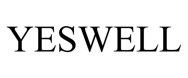 Trademark Logo YESWELL