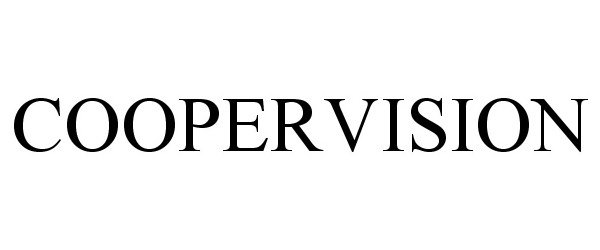 Trademark Logo COOPERVISION