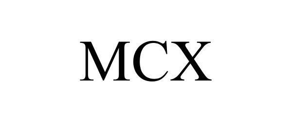 Trademark Logo MCX