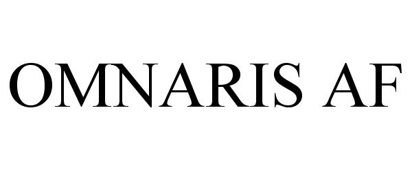 Trademark Logo OMNARIS AF