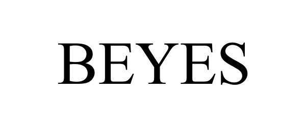 Trademark Logo BEYES