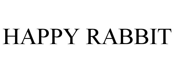 Trademark Logo HAPPY RABBIT
