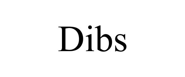 Trademark Logo DIBS