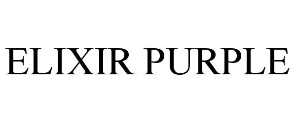 Trademark Logo ELIXIR PURPLE