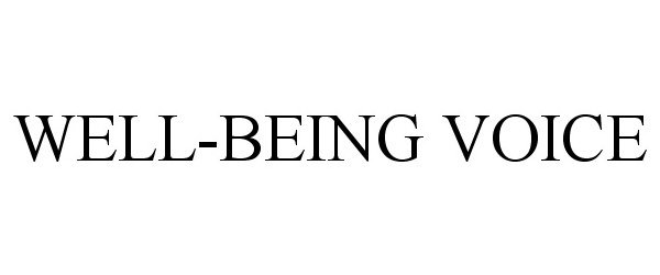  WELL-BEING VOICE