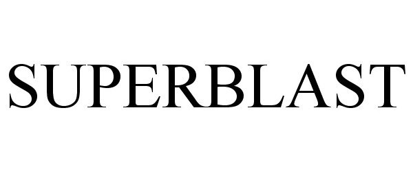 Trademark Logo SUPERBLAST