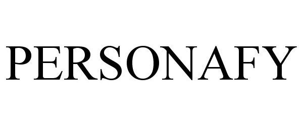 Trademark Logo PERSONAFY