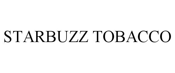 Trademark Logo STARBUZZ TOBACCO