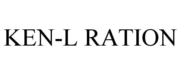 Trademark Logo KEN-L RATION