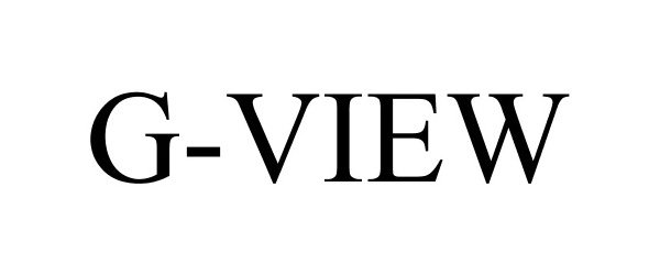 Trademark Logo G-VIEW